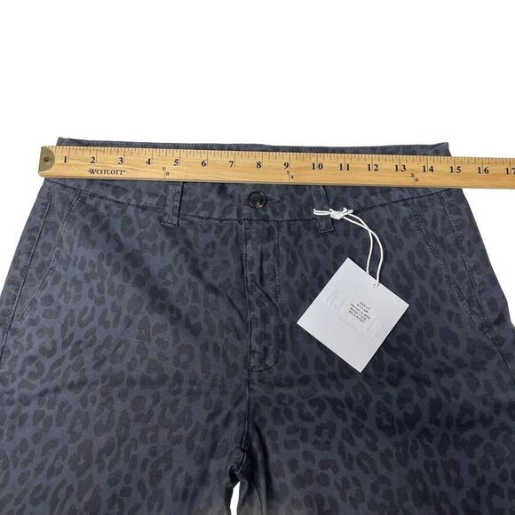 Pistola Wild Night Leopard Print Cropped Jeans Size 27 - Picture 2 of 14
